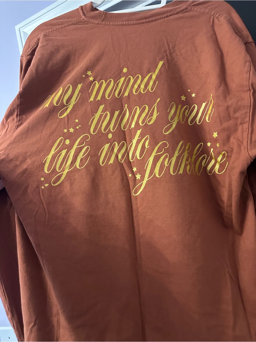 Taylor Swift EVERMORE GOLD RUSH LONGSLEEVE T-SHIRT - Picture 3 of 6